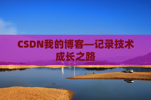 CSDN我的博客—记录技术成长之路